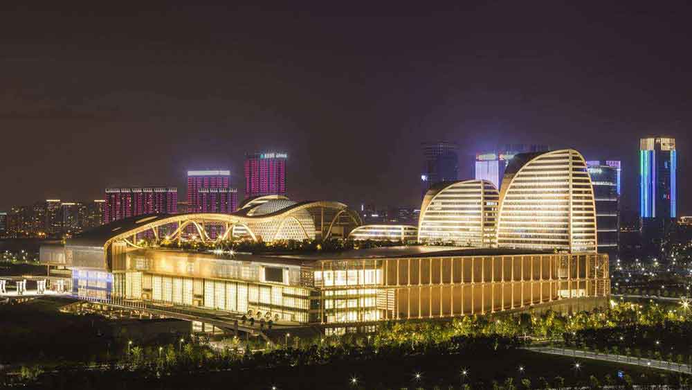 杭州国际博览中心音乐喷泉案例